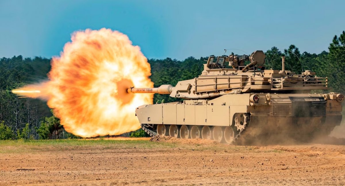 Танк Abrams веде вогонь, фото — U.S. DoD