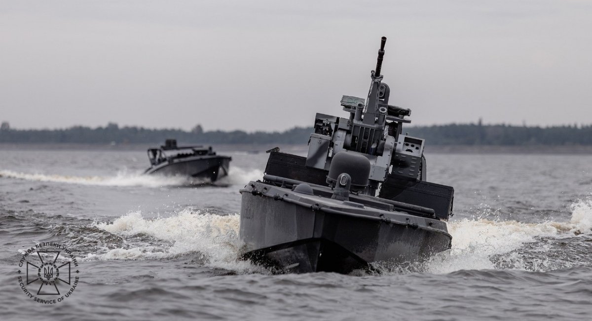 Дрони Sea Baby нового покоління з озброєнням, фото ілюстративне, джерело - Служба безпеки України