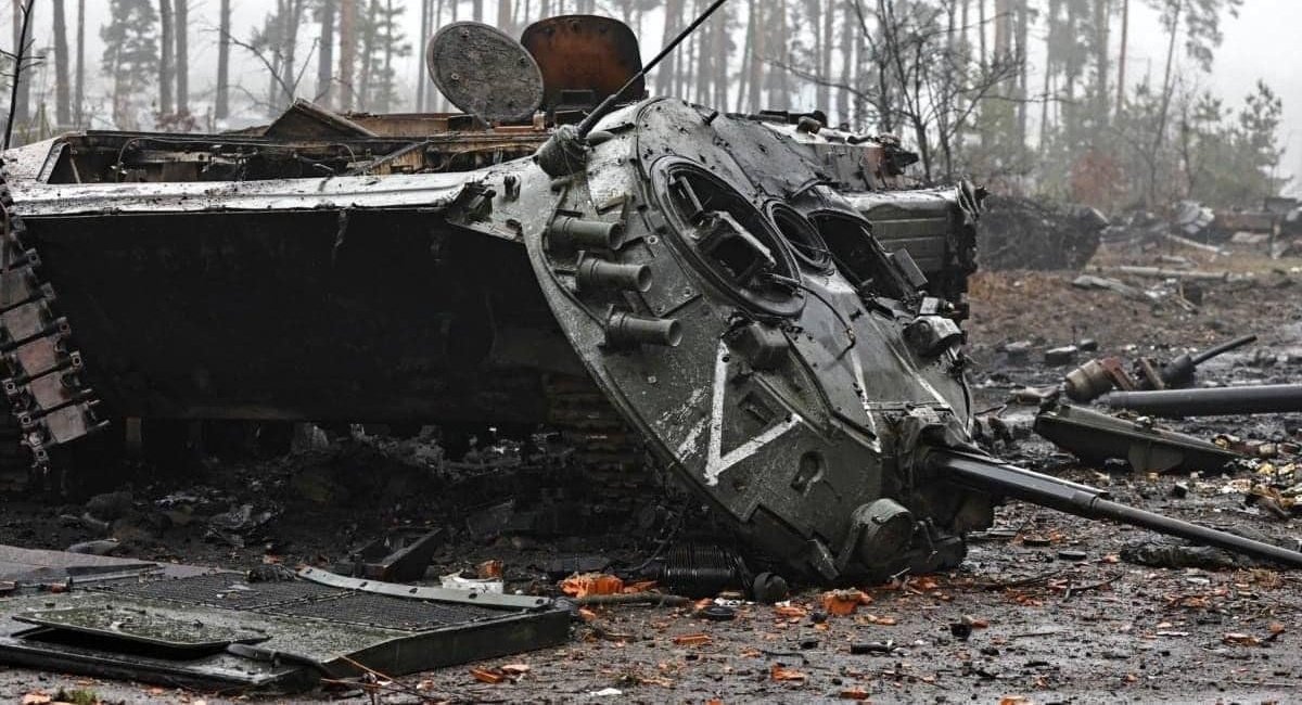 Знищена БМП-3 ворога, яка тепер металобрухтом, фото ілюстративне