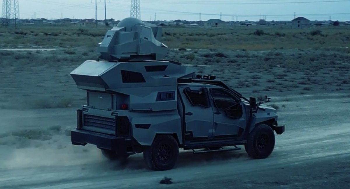 Ілюстратифне фото азербайджанського зенітного лазера Fireforce. Фото - X\@btn_az