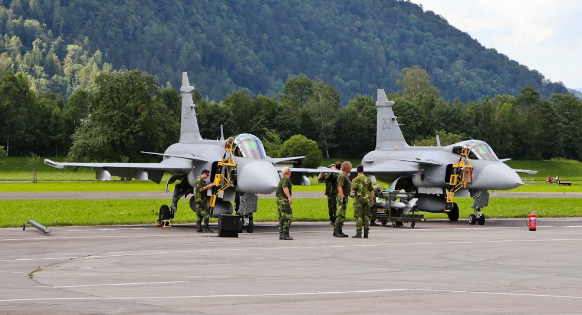 JAS 39 Gripen ВПС Швеції, ілюстративне фото з відкритих джерел