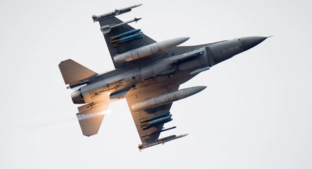 Винищувач F-16. Фото: ПС США
