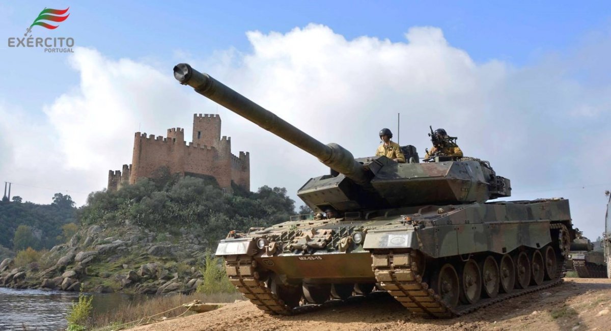 Leopard 2A6 Збройних Сил Португалії (всі фото: Exército Português)