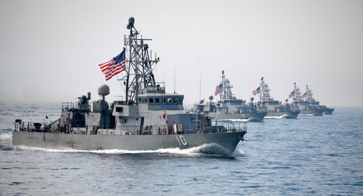 Стрій патрульних катерів ВМС США типу Cyclone, ілюстративне фото з відкритих джерел