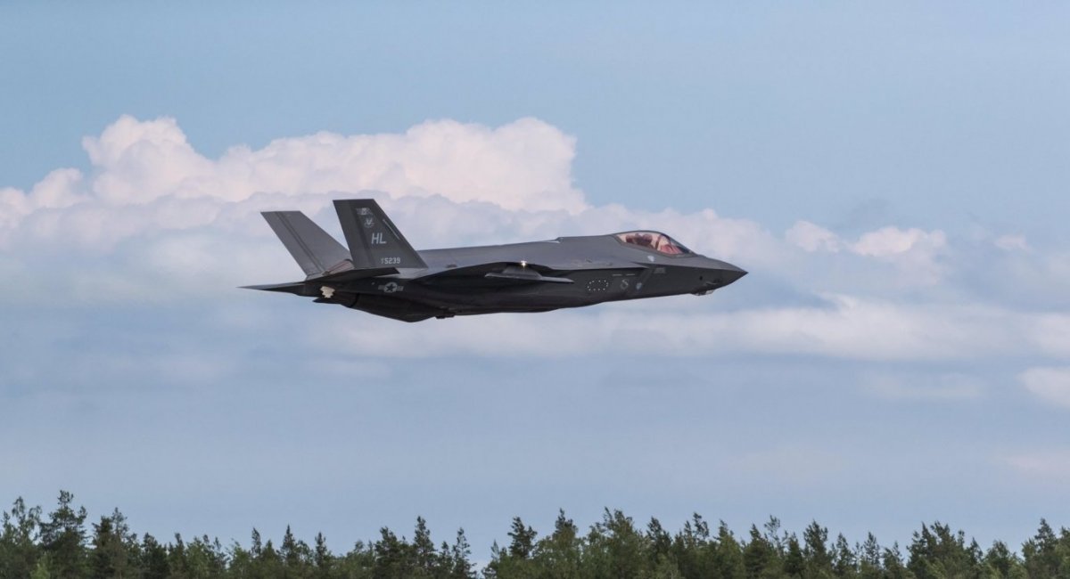 Винищувач F-35 під час демонстраційних польотів у Фінляндії в 2019 році, фото з відкритих джерел
