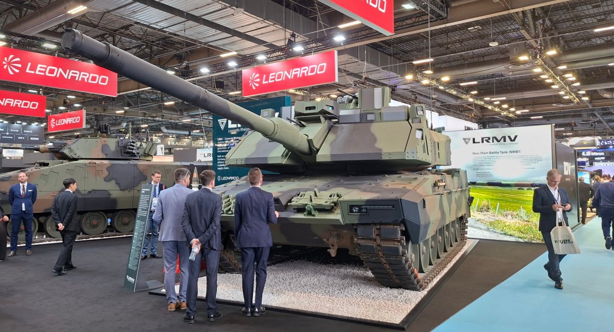 Демонстратор танка NMBT від Rheinmetall та Leonardo для Італії. Фото: Adam Świerkowski/Defence24