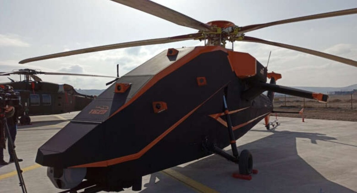 Прототипом для дрона-гелікоптера T629 став серійний T129 ATAK