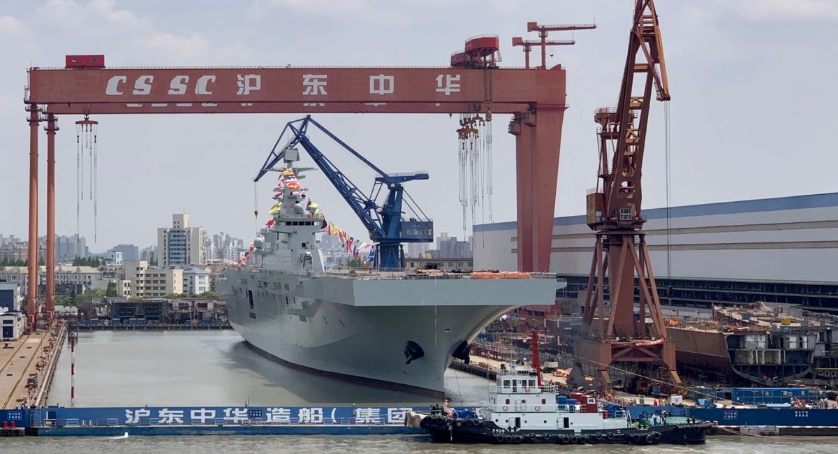 Тотальна модернізація: Китай будує більше універсальних десантних кораблів типу 075