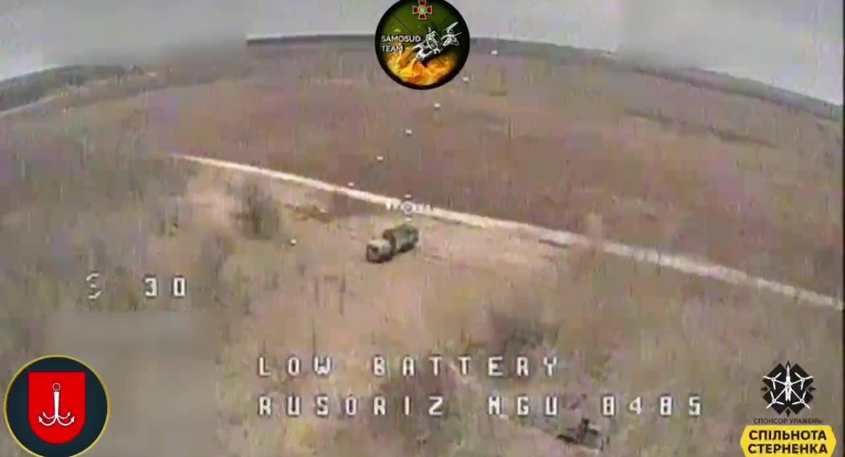 Нацгвардійці FPV-дроном вперше знищили пускову новітнього ЗРК С-350 (відео)