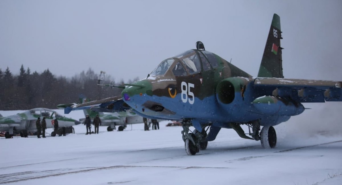Су-25 повітряних сил Білорусі