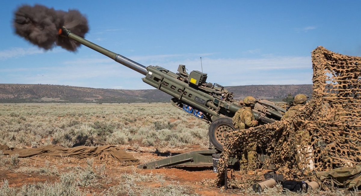 Артилеристи армії Австралії ведуть вогонь із гаубиці M777A2 калібру 155 мм, ілюстративне фото з відкритих джерел