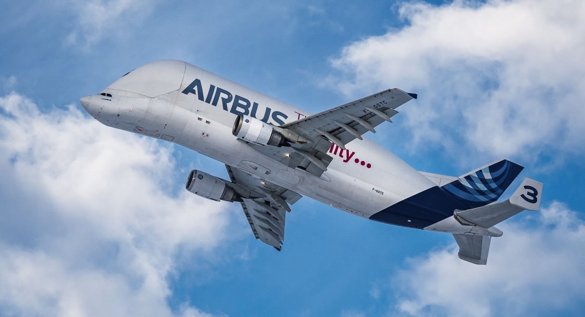 Вантажний літак Airbus Beluga, ілюстративне фото з відкритих джерел