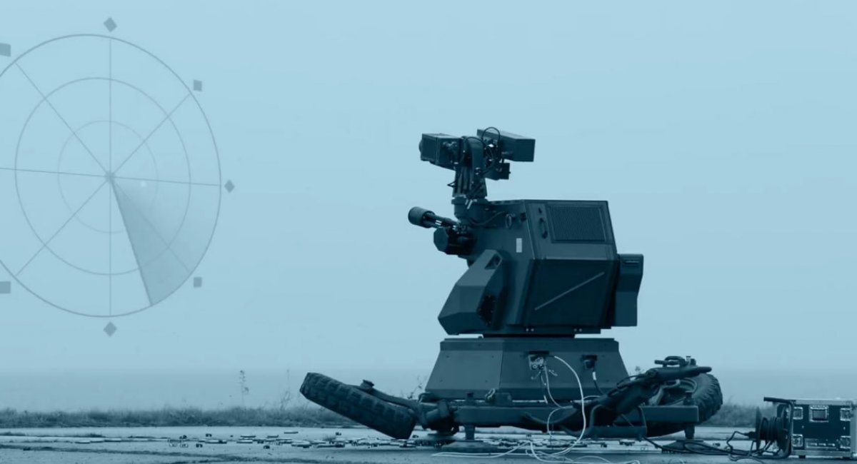 Один з компонентів протидронової системи SAN. Кадр з відео PGZ