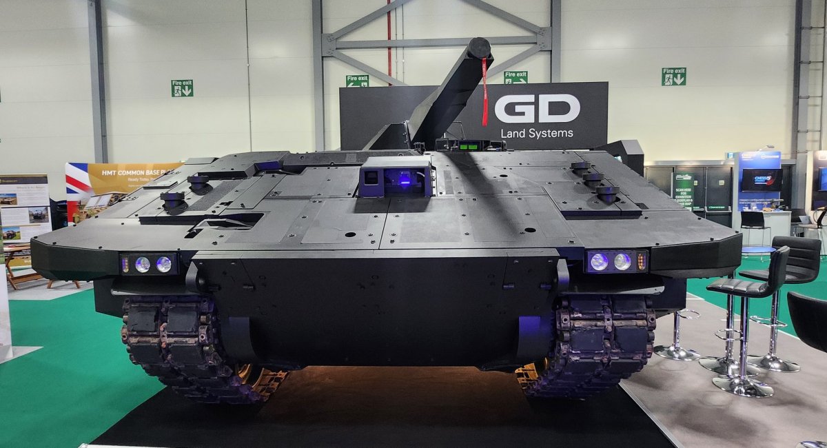 Броньовик Ajax з мінометною баштою Patria Nemo. Фото: JonHawkes275 на X/Twitter