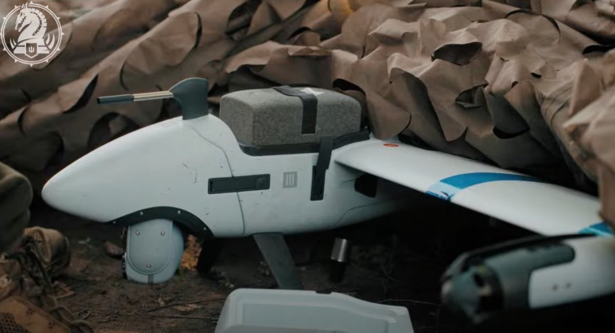 Дрон Vector в Україні, скріншот з відео АрміяTV
