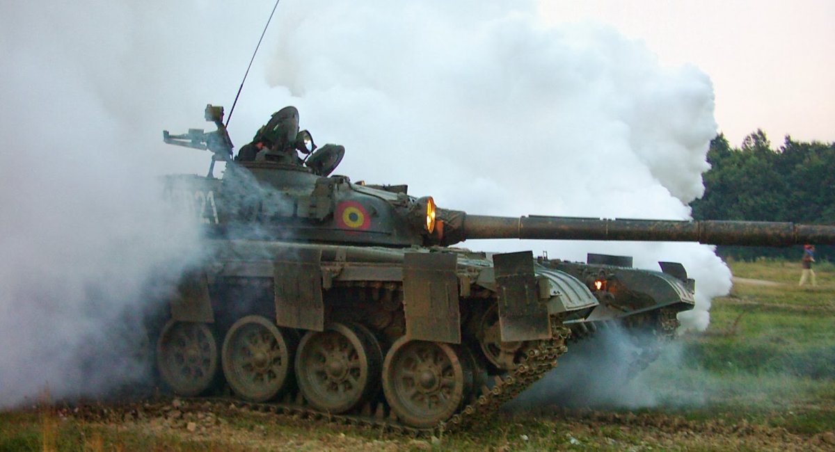 Румунський Т-72А, архівне фото з відкритих джерел