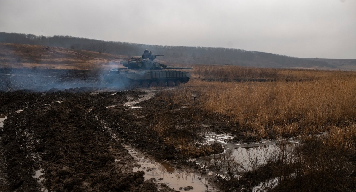 Український Т-64 на полі бою, ілюстративне фото від Генштабу ЗСУ
