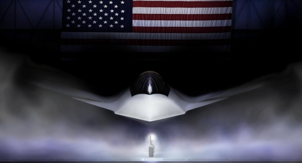Рендер майбутнього винищувача 6-го покоління F-47. Зображення - ВПС США