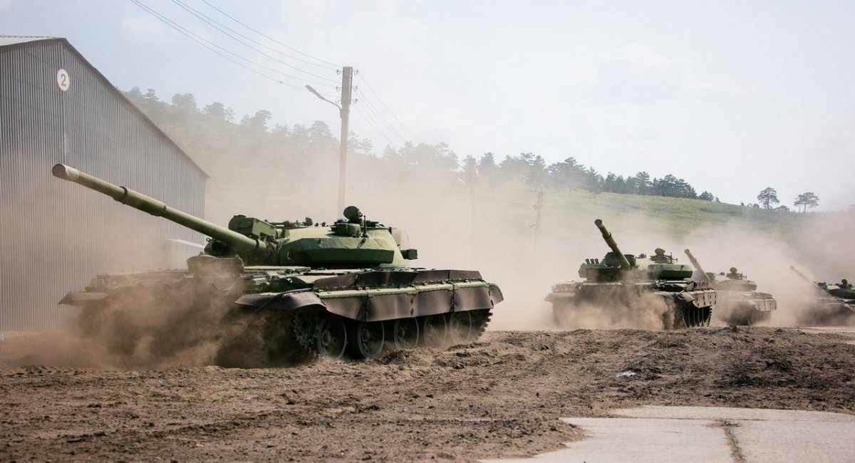 Tanques T-62 del ejército ruso, foto ilustrativa de fuentes abiertas