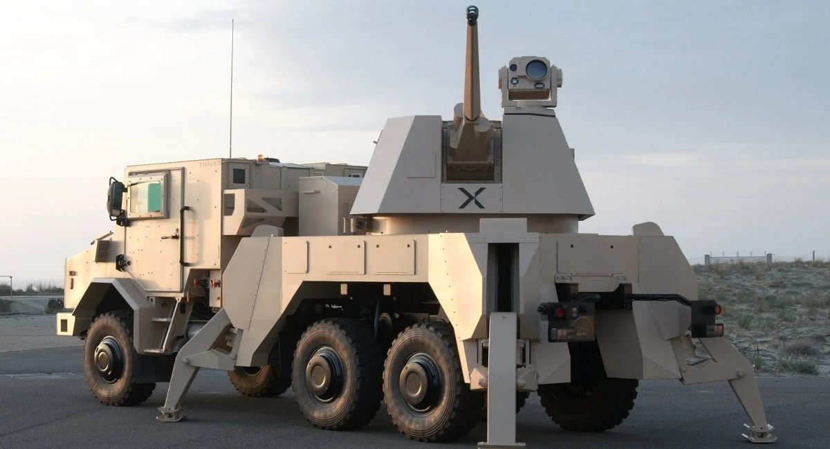 RAPIDFire на шасі 6x6. Фото: пресслужба компанії Thales