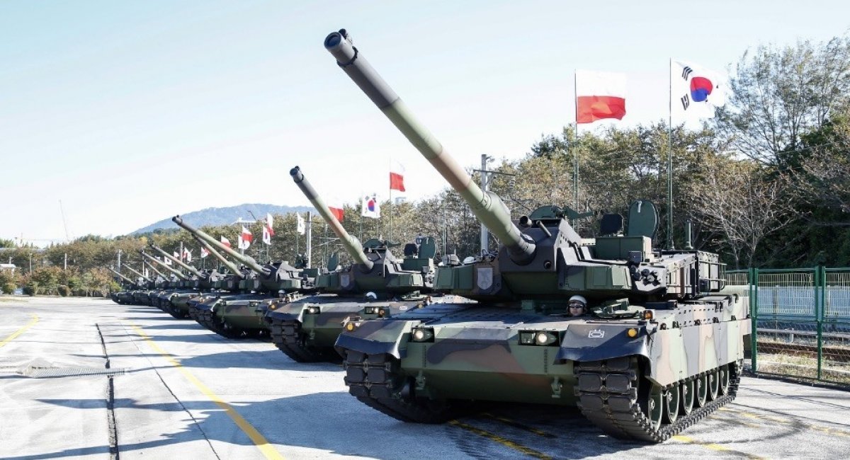 Передача першої партії танків K2 для армії Польщі, 19 жовтня 2022 року, фото - Hyundai Rotem