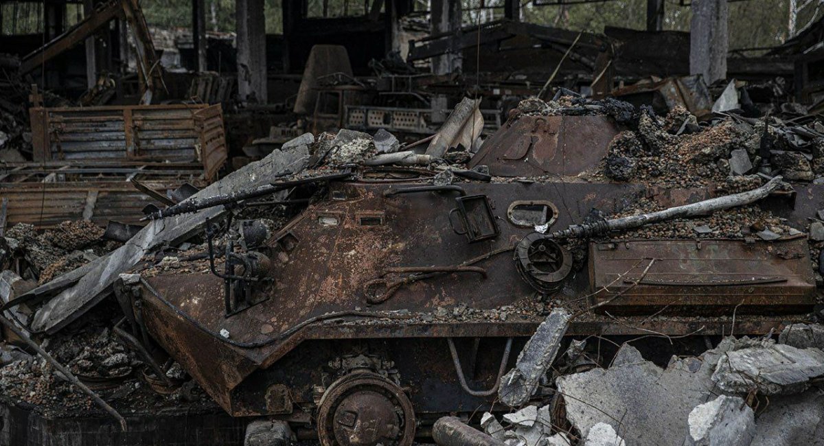 Знищена база російської армії в Балаклії, фото ілюстративне