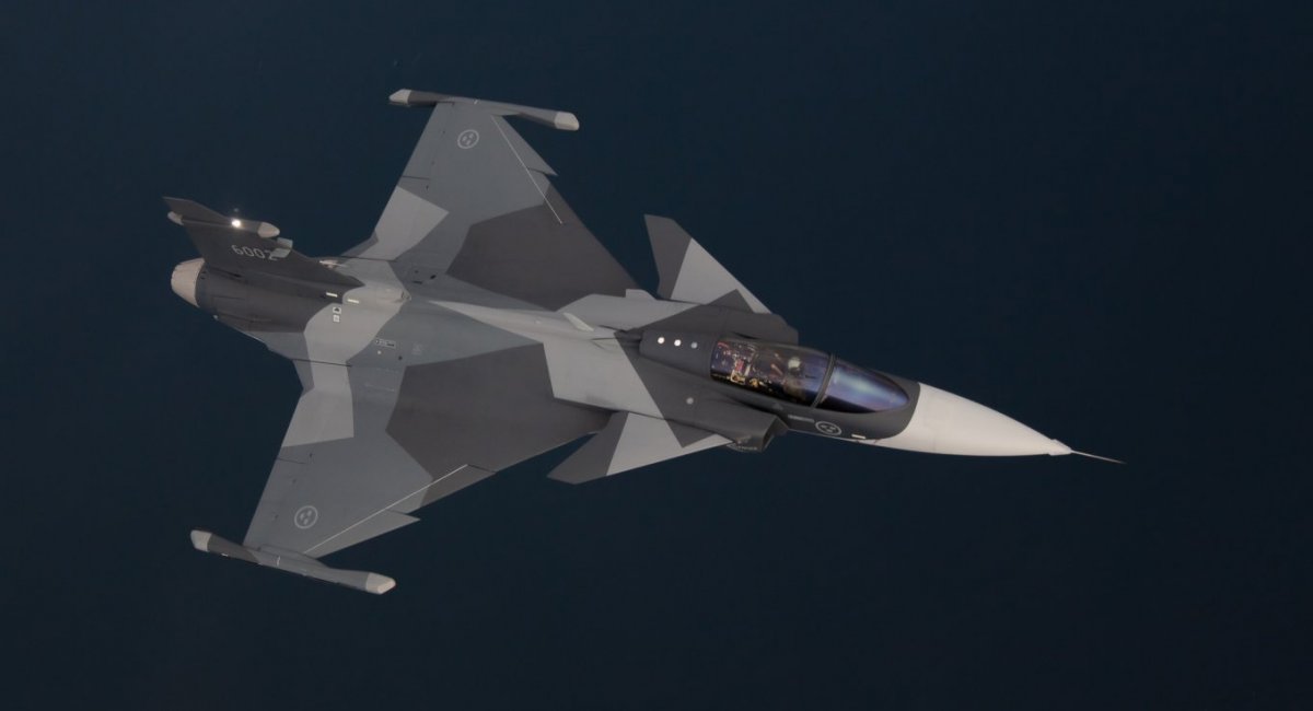 Шведський винищувач Saab Gripen E. Фото: Saab