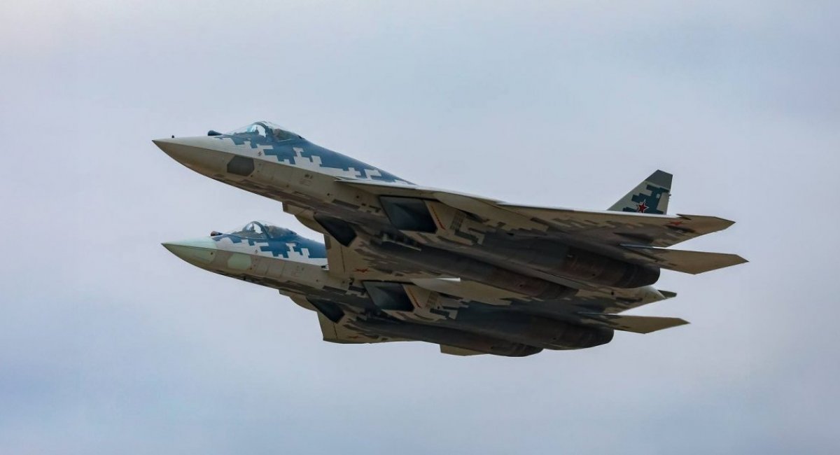 Російські винищувачі Су-57. Ілюстративне фото
