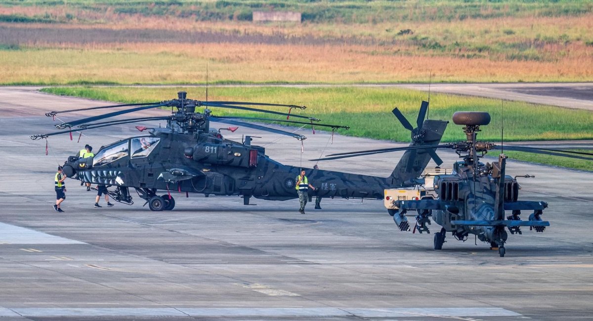  AH-64E Guardian збройних сил Республіки Китай (Тайвань), осінь 2023 року, джерело – twitter-профіль LarryWang