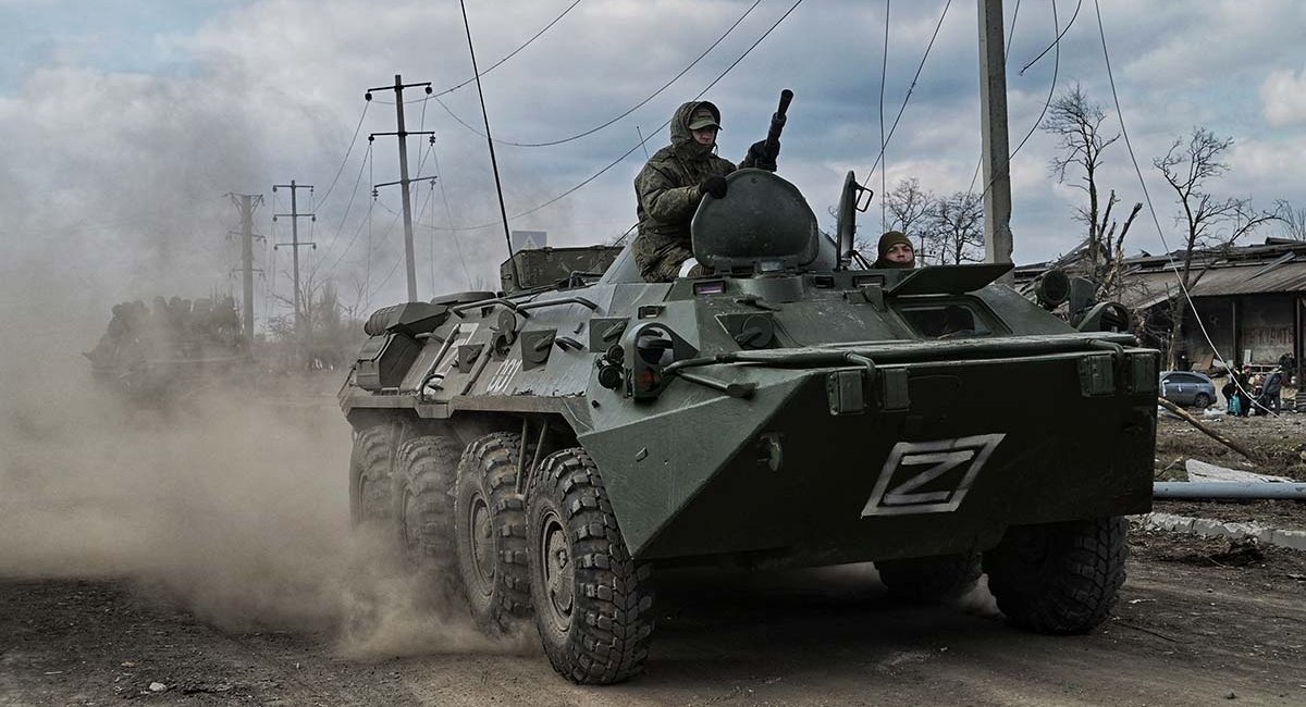 Російські окупанти на бронетехніці, ілюстративне фото з відкритих джерел
