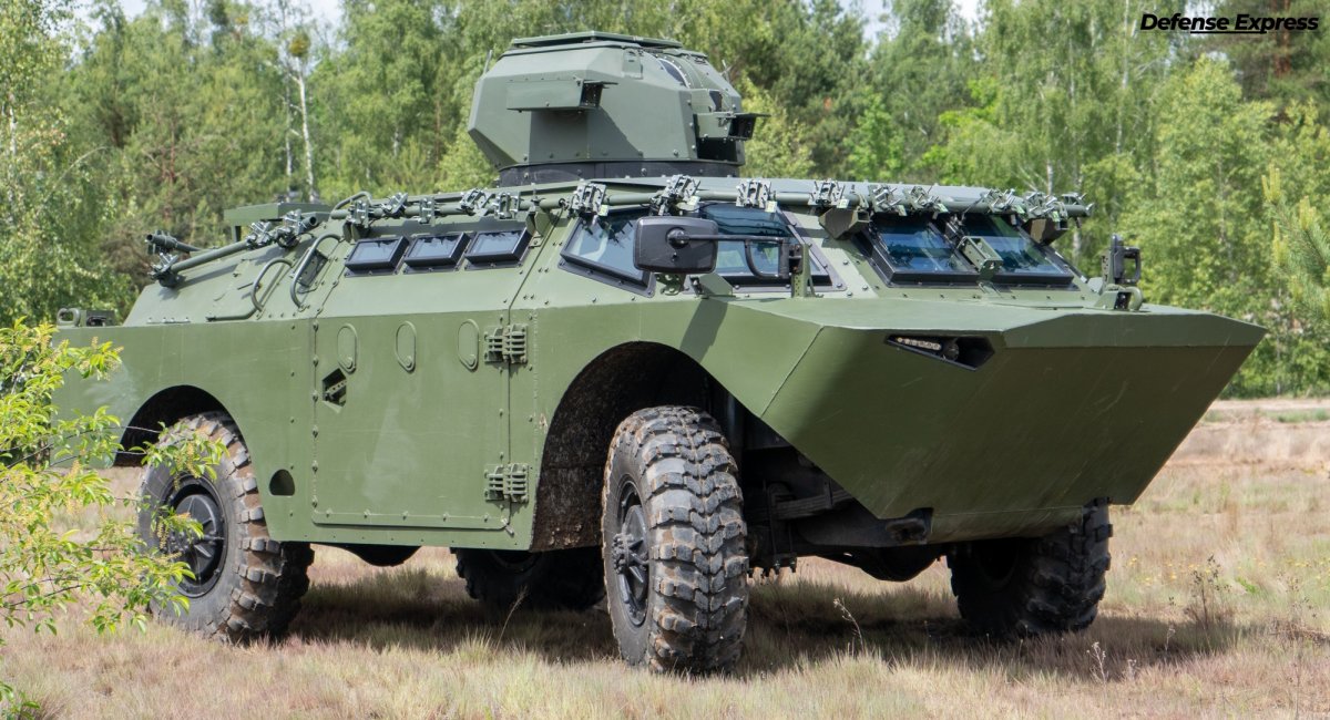 БРДМ-2М від "АрмСпецТехнологія" із антидроновим комплексом активного захисту