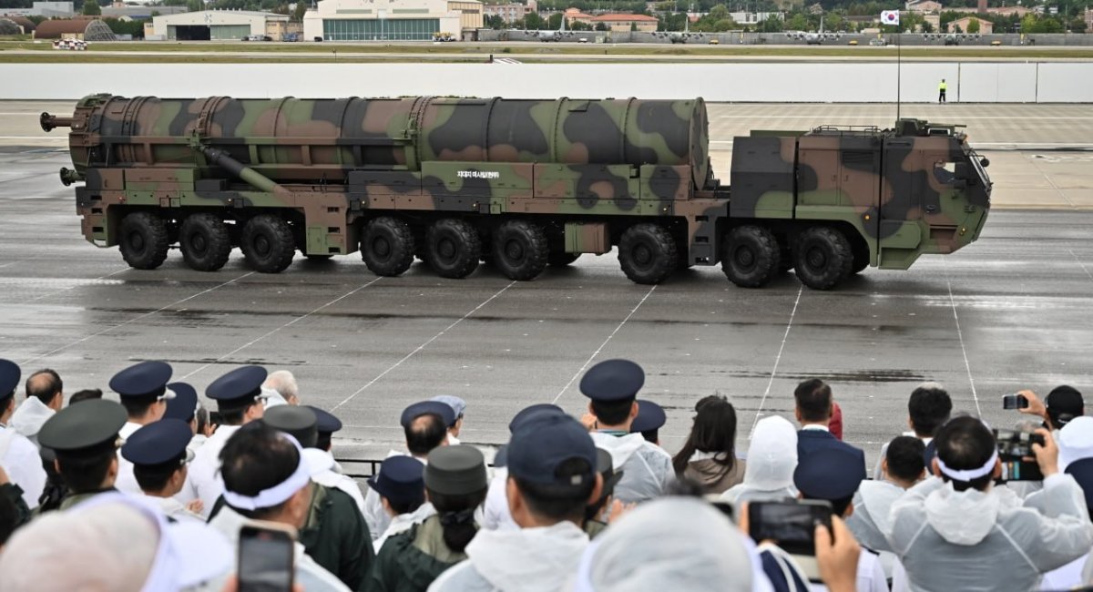 Презентація балістичної ракети Hyunmoo-5, осінь 2024 року. Фото - Yonhap News