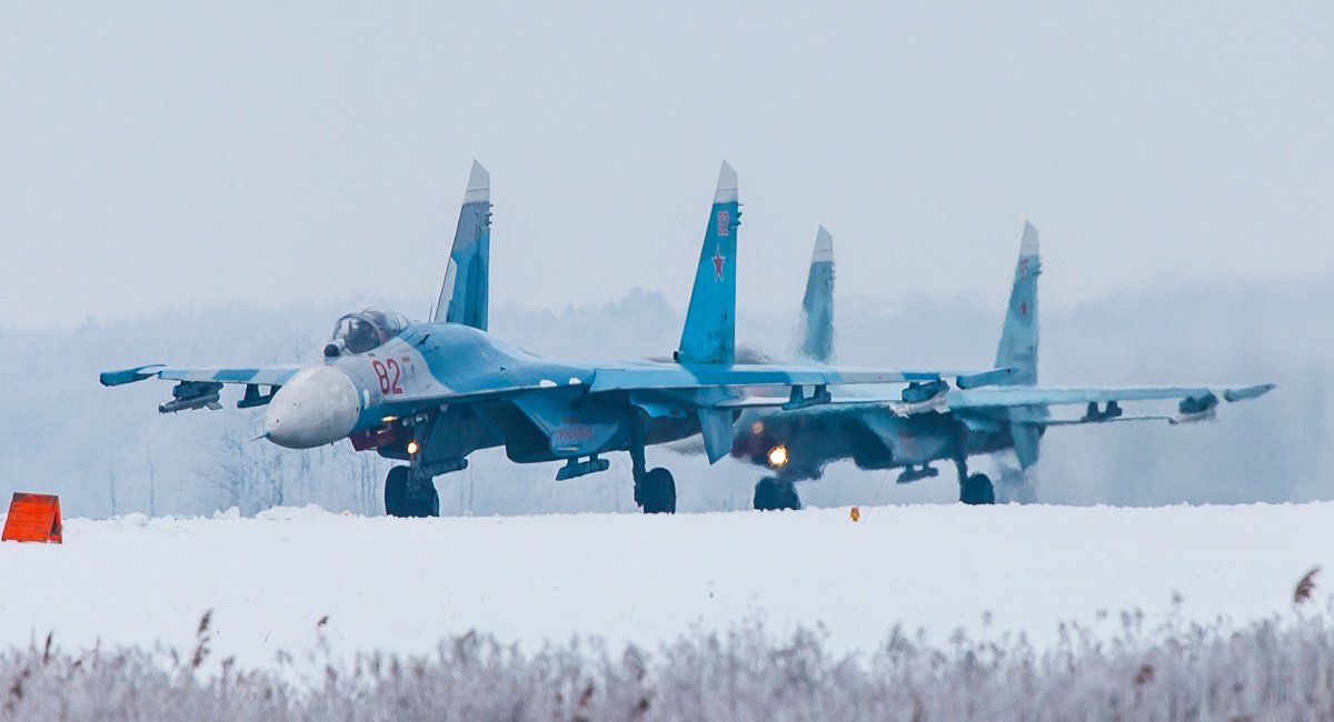 Рашистські Су-27, ілюстративне фото довоєнних часів