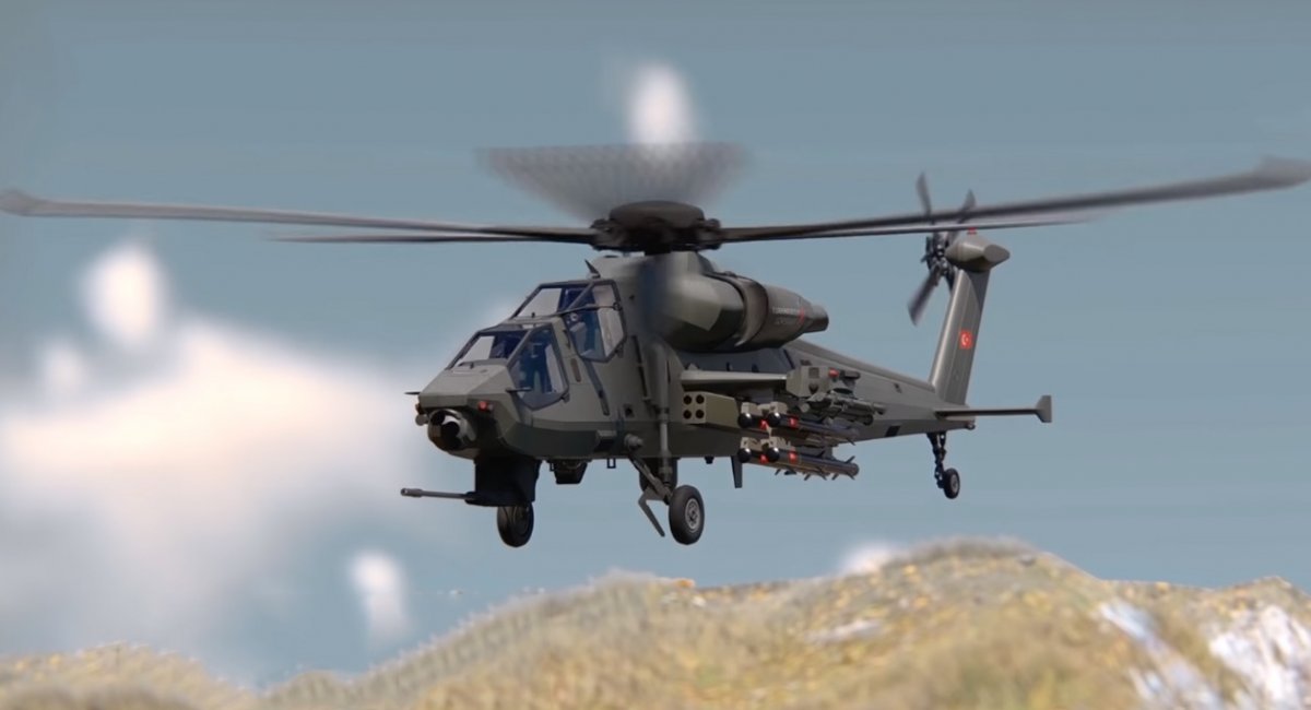 Рендерне зображення перспективного ударного гелікоптера ATAK-2 / Фото: TAI