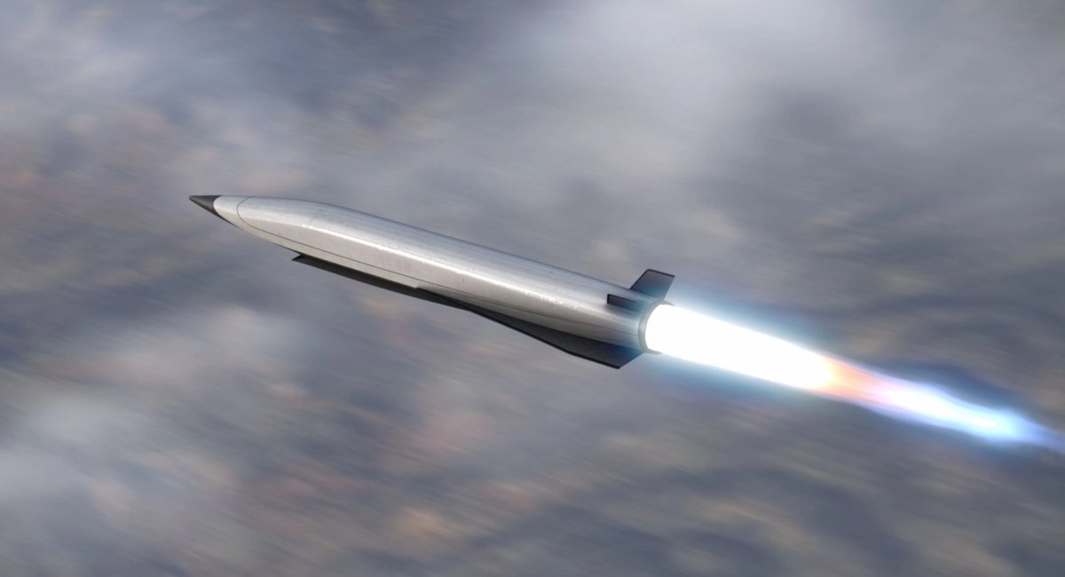 Один з концептних рендерів гіперзвукової зброї від Northrop Grumman та Raytheon - HACM 