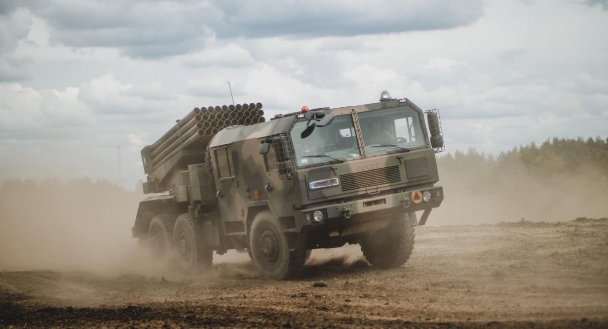 РСЗВ WR-40 Langusta. Фото: 1-ша Мазурська артилерійська бригада