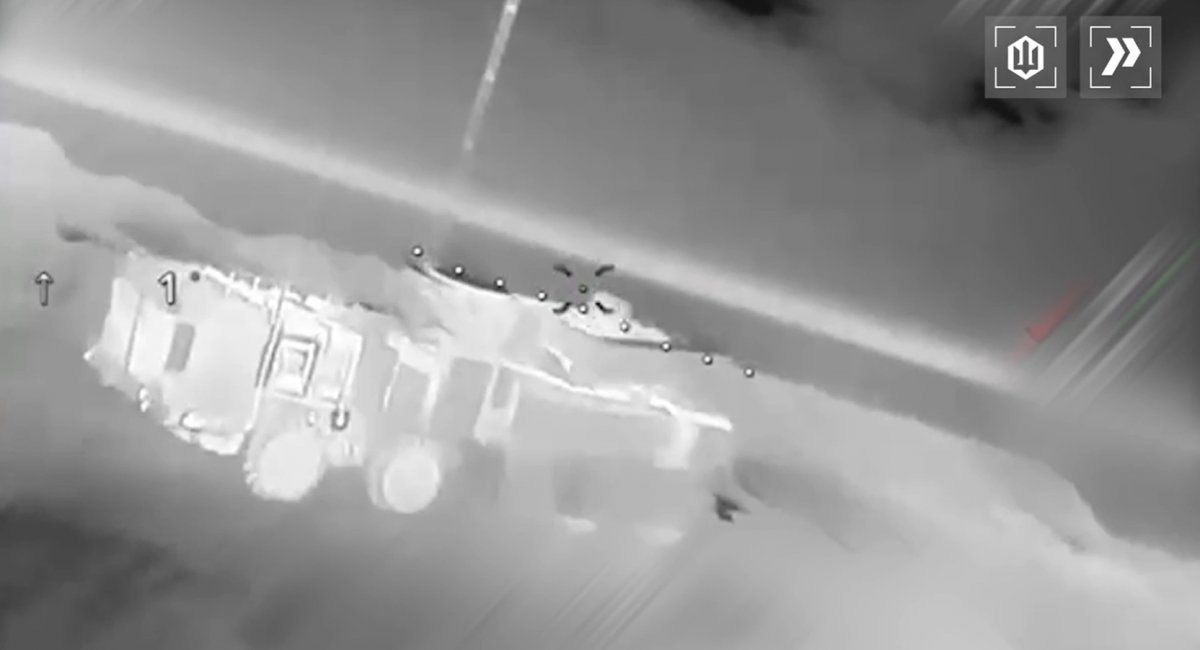 Момент ураження загадкового ЗРГК "Панцирь". Кадр з відео
