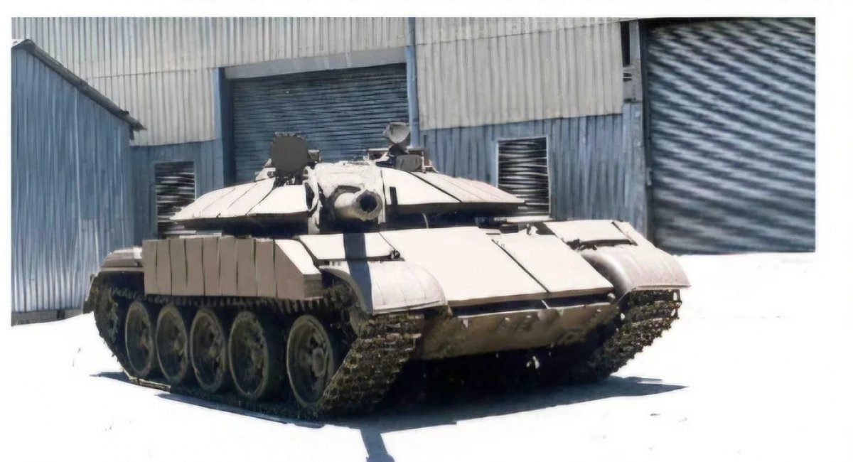 Модернізований у Південній Африці Т-54/55 за проектом компанії Armscor, фото з відкритих джерел