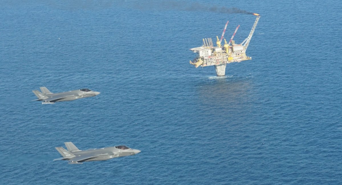  Норвезькі F-35 патрулюють нафтогазові родовища в Північному морі, фото – Міноборони Норвегії