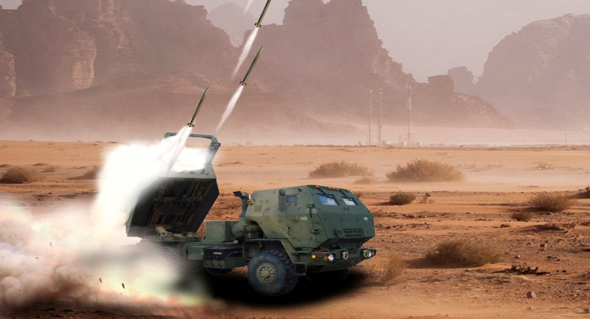 Візуалізація стрільби M142 HIMARS за допомогою нових 120-мм реактивних снарядів DSFT. Зображення від DEVCOM AvMC