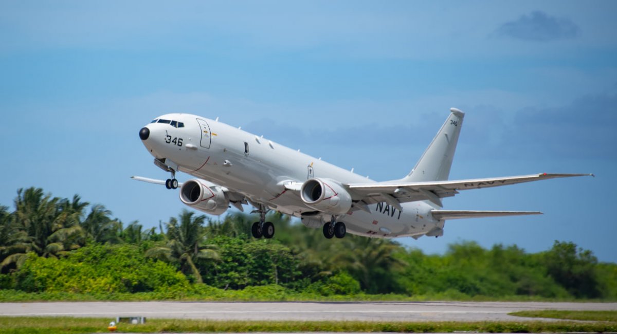 Патрульний та протичовновий літак P-8A Poseidon. Фото: US DoW