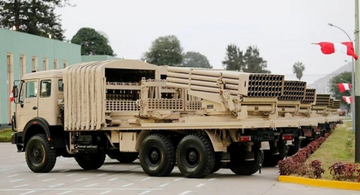 Китайські РСЗВ Type 90B в строю армії Перу, ілюстративне фото з відкритих джерел