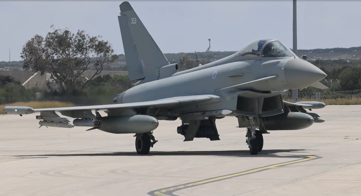 Eurofighter Typhoon з APKWS (фото:  BAE Systems та UK DoD)