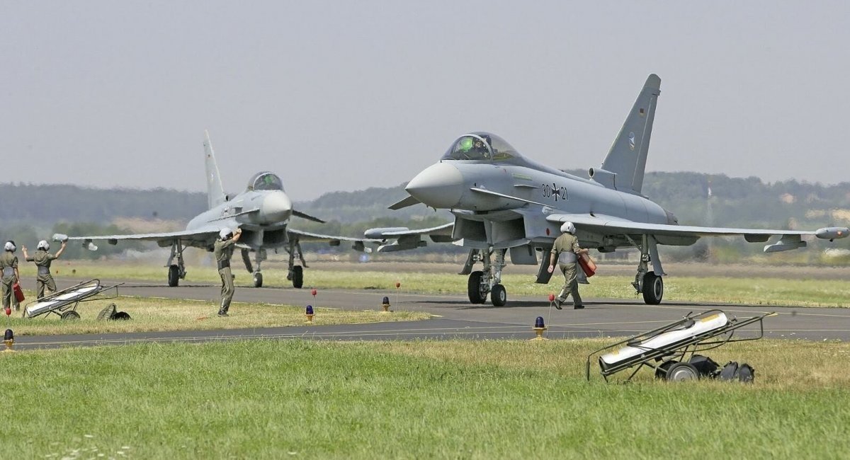 Eurofighter Typhoon німецьких ВПС, ілюстративне фото з відкритих джерел