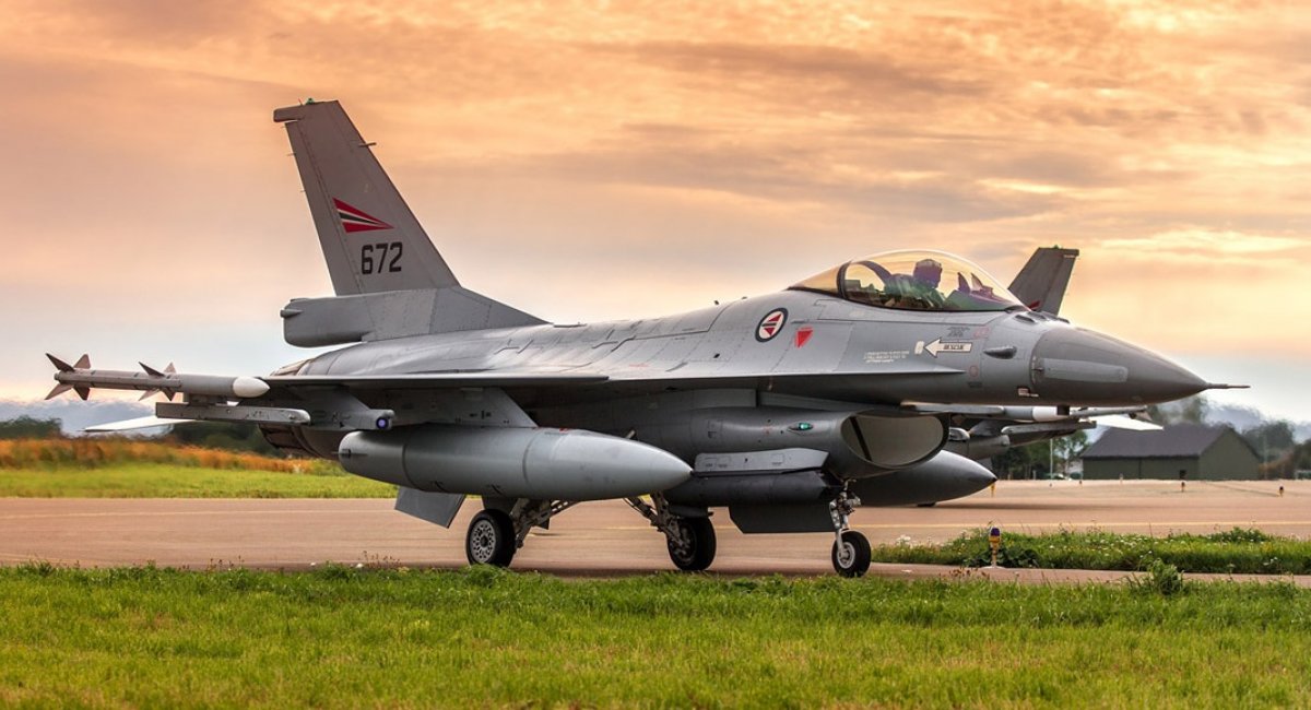 Винищувач F-16 ВПС Норвегії, ілюстративне фото з відкритих джерел