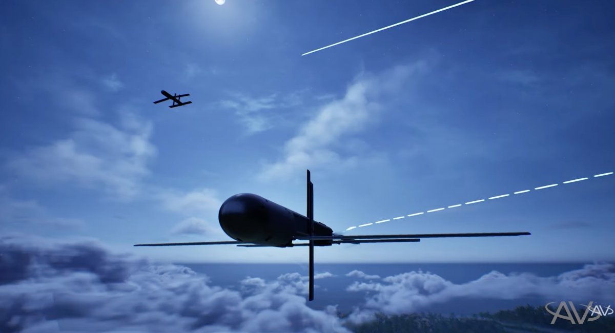 Дрони MAYHEM 10, художнє зображення, скріншот з відео AeroVironment