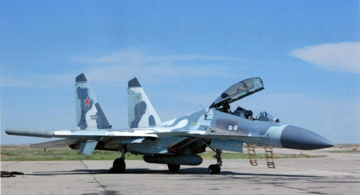 Рашистський Су-30СМ із комплексом САП-518 "Регата", ілюстративне фото довоєнних часів