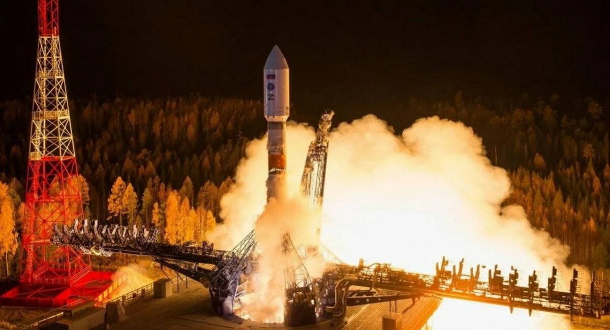 Ілюстративне фото запуску "Союз-2.1б" з військового космодрому "Плесецк"