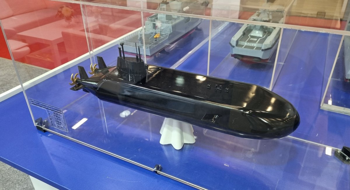 Проект десантного підводного човна під індексом LCSUB від турецької Dearsan, зображення з відкритих джерел