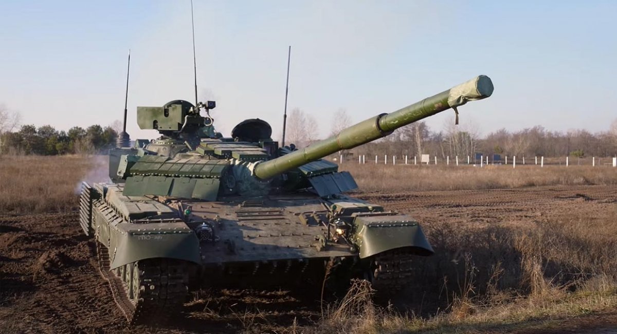 Модернізований на ХБТЗ командирський танк Т-64БВК під час випробувань